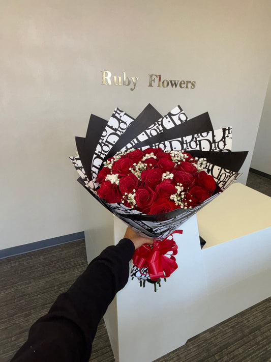 20 RED ROSES BOUQUET